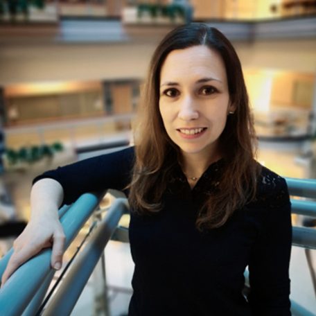 Photo de Julia Leca, lauréate du Prix Biologie des cancers